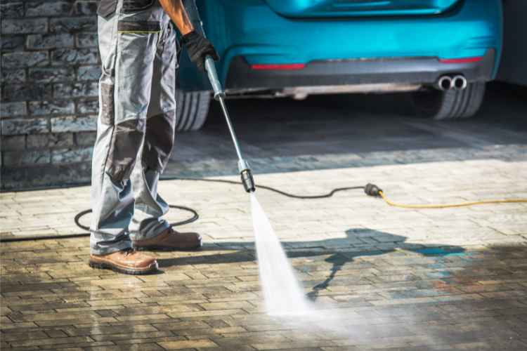 Driveway cleaning