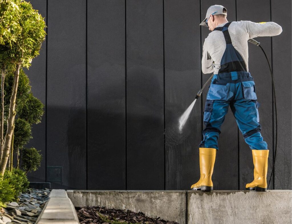 Pressure washing wall cleaning Service in Brisbane